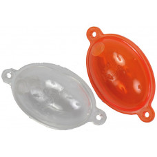 LFT TROUT OVAL BUBBLE FLOAT 25MM. ORANGE