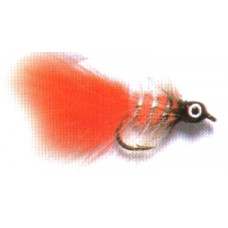 LFT TROUT MINI LEAD HEAD ORANGE 2PCS. 8