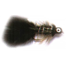 LFT TROUT MINI LEAD HEAD BLACK 2PCS. 8