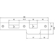 NEMEF SLUITPLAAT P4139/17 LS RH