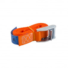 SPANBAND MET KLEMGESP, 25MM, 2M, 175/350 DAN, ORANJE