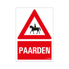 BORD 23X33CM COMBINATIE PAARDEN