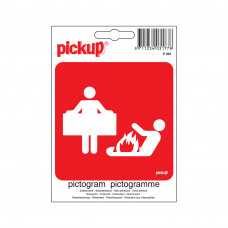 PICTOGRAM 10X10CM BLUSDEKEN