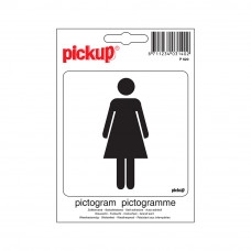 PICTOGRAM 10X10CM DAMES