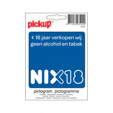 PICTOGRAM 10X10CM NIX18 GEEN ALCOHOL EN TABAK