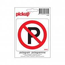 PICTOGRAM 10X10CM VERBODEN TE PARKEREN