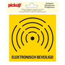 PICTOGRAM VINYL 15X15CM ELEKTRONISCH BEVEILIGD