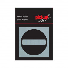 ROUTE ALU PICTO 80X80 MM VERBODEN TOEGANG