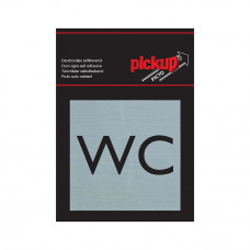ROUTE ALU PICTO 80X80 MM WC