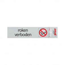 ROUTE ALULOOK 165X44 MM ROKEN VERBODEN