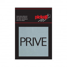 ROUTE ALU PICTO 80X80 MM PRIVE