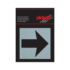 ROUTE ALU PICTO 80X80 MM PIJL