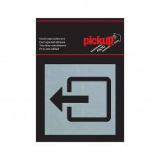ROUTE ALU PICTO 80X80 MM UITGANG