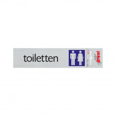 ROUTE ALULOOK 165X44 MM TOILETTEN