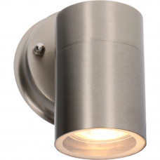 LED OUTDOOR - MUURLAMP STOCKHOLM - 1XGU10 IP44 - ROESTVASTSTAAL(RVS)