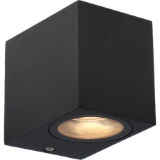 LED OUTDOOR - MUURLAMP SAN DIEGO - 1XGU10 IP44 - ZWART