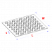 SPIJKERPLAAT 106X250 ZN (1,25)