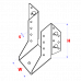 BALKENDRAGER "U" A 71X95 ZN (2)