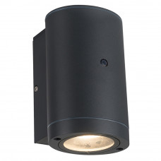 LED OUTDOOR - MUURLAMP KINGSTON - 1XGU10 IP44 - SENSOR - ANTRACIET