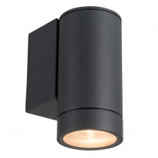 LED OUTDOOR - MUURLAMP MESSINA - 1XGU10 IP44 - ANTRACIET