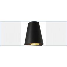 LED OUTDOOR - MUURLAMP LOS ANGELES - 2XGU10 IP44 - ZWART