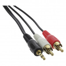 QL TULP KABEL 1STE/2RCA MA-MA RD/WT 5M