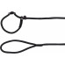 HOND ANTI-TREK LOOPLIJN AIDEN ZWART 1,3M 6MM