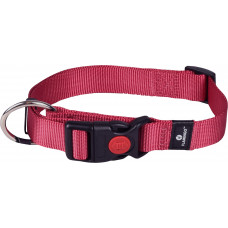 HOND HALSBAND ZIGGI KERSENROOD M 40-55CM 20MM