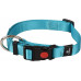 HOND HALSBAND ZIGGI TURKOOIS M 40-55CM 20MM