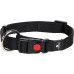 HOND HALSBAND ZIGGI ZWART M 40-55CM 20MM
