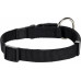 HOND HALSBAND ZIGGI ZWART M 40-55CM 20MM
