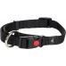 HOND HALSBAND ZIGGI ZWART S 30-45CM 15MM