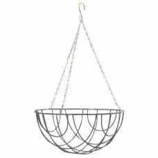 HANGING BASKET INCL.KETTING H15,5X35CM