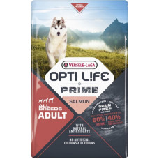 OPTI LIFE PRIME ADULT ALL BREEDS 12.5 KG ZALM