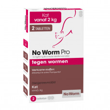 NO WORM PRO KAT 2 TAB VANAF 2 KG