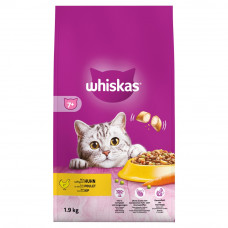 WHISKAS BROKJES SENIOR KIP 1,9 KG KIP