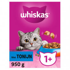 WHISKAS DROOG ADULT 950 G TONIJN