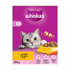 WHISKAS DROOG ADULT 950 G KIP