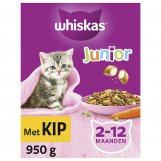 WHISKAS DROOG JUNIOR 950 G KIP