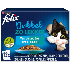 FELIX MP DOUBLE DELICIOUS 12X85 G KOOLVIS HARING ZALM