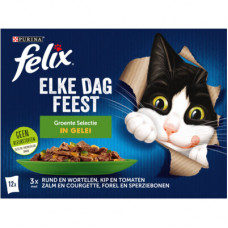 FELIX MP ELKE DAG FEEST 12X85 G RUND KIP ZALM