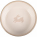 EETPOT KNAAGDIER MYLO KERAMISCH BEIGE-WIT 13,3X13,3X4,6CM400ML