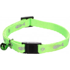 KAT HALSBAND ZIGGI FLUO GROEN 20-35CM 10MM