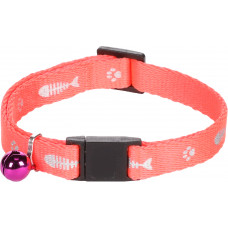 KAT HALSBAND ZIGGI FLUO ROZE 20-35CM 10MM