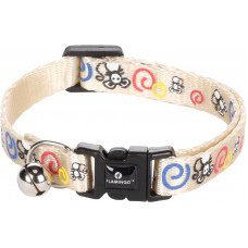 KAT HALSBAND ZIGGI WIT 20-35CM 10MM