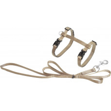 KAT HARNAS MET LOOPLIJN ZIGGI BEIGE 22-36CM 27-46CM 110CM 10MM