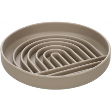 SLOW FEEDER RAINY TAUPE DIA 20CM