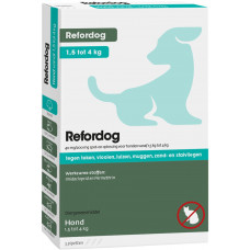 REFORDOG SPOT-ON HOND 3 PIPET (1.5 - 4 KG) 3 PIP. REFORDOG SPOT-ON HOND 3 PIPET (1.5 - 4 KG) 3 PIP.