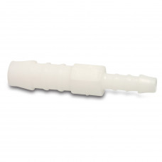 VERBINDINGSPIJPJE VERLOPEND NYLON 6 MM NAAR 4 MM WIT