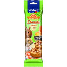 DONUTS WORTELTJES 50GR KNAAGDIER